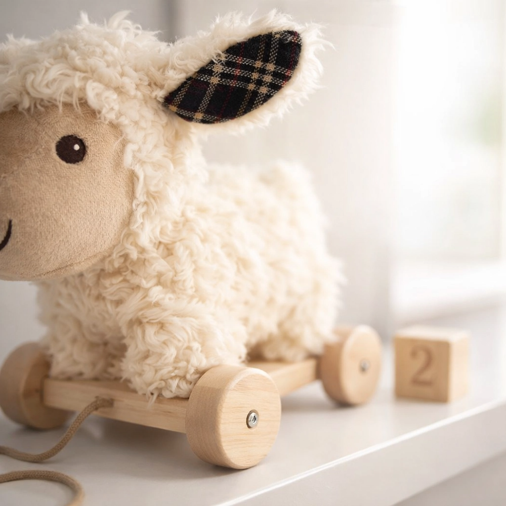 Pull Along Toy — Lambert Sheep | 2-in-1 Plush & Pull Toy | Ages 6m+