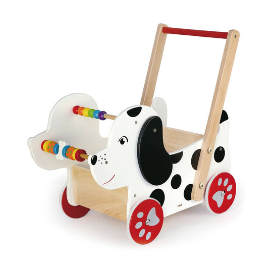 Baby Walker — Dalmatian Dog | Wooden Activity Walker |