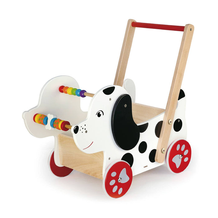 Baby Walker — Dalmatian Dog | Wooden Activity Walker |