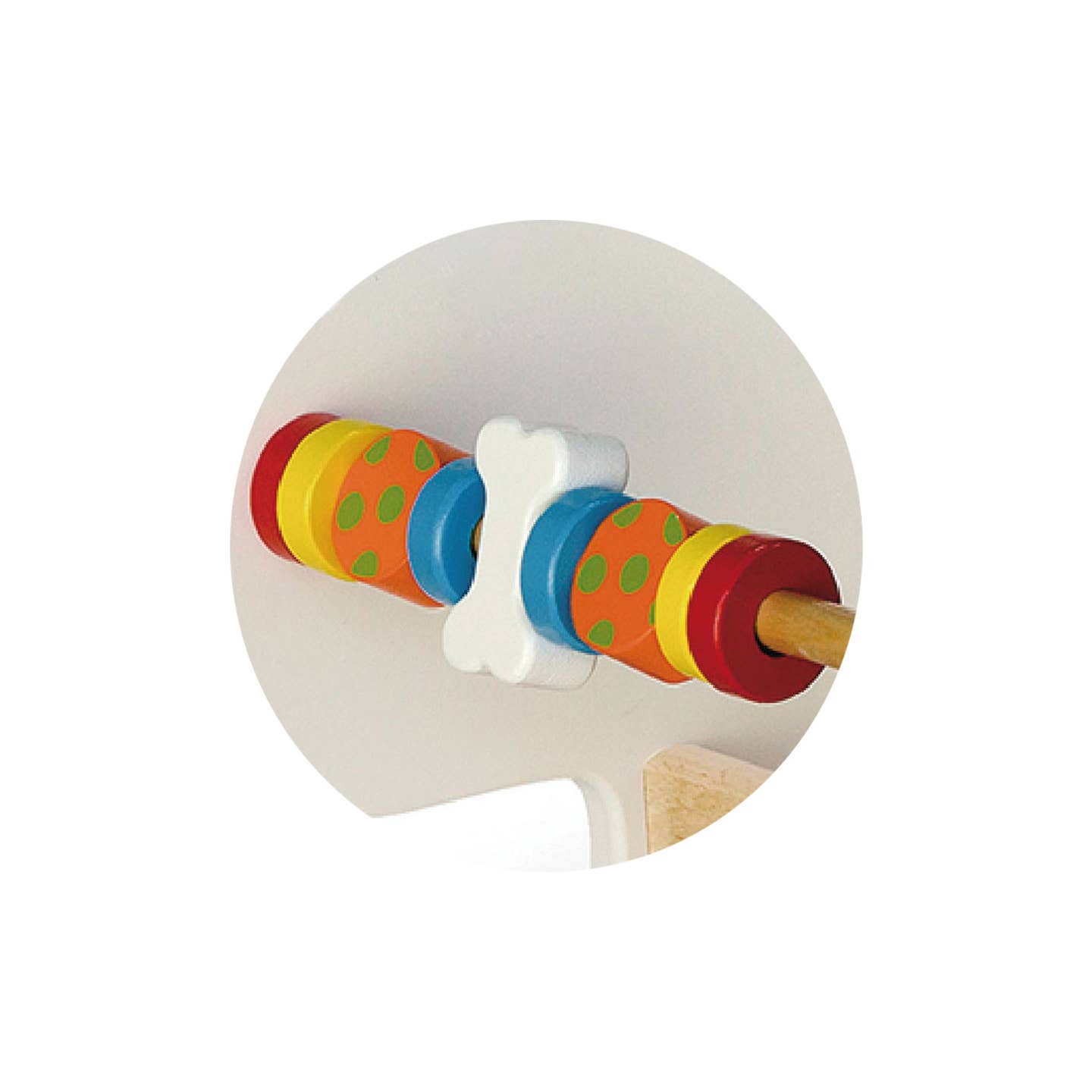 Baby Walker — Dalmatian Dog | Wooden Activity Walker |